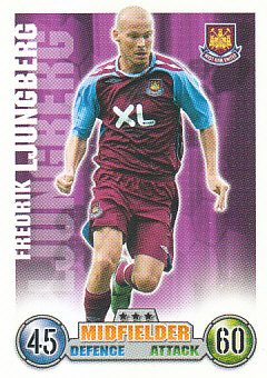 Freddie Ljungberg West Ham United 2007/08 Topps Match Attax #296